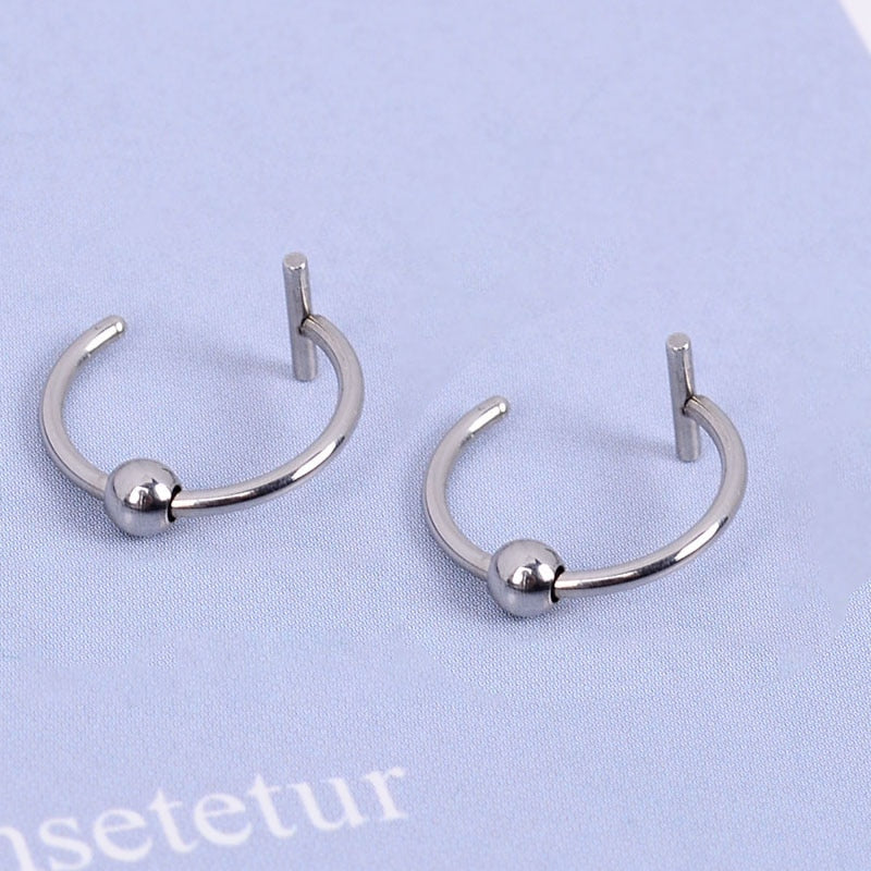 Titanium Lip Cuff glossy-too
