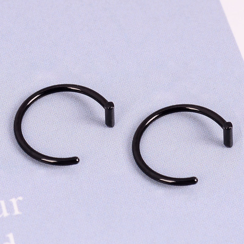 Titanium Lip Cuff glossy-too