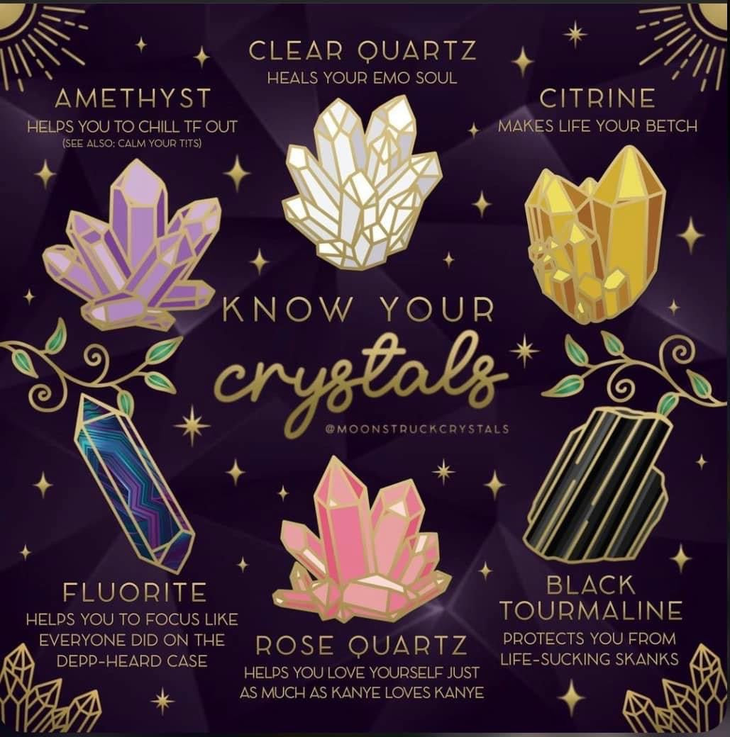 Glossy-Too Know Your Crystals
