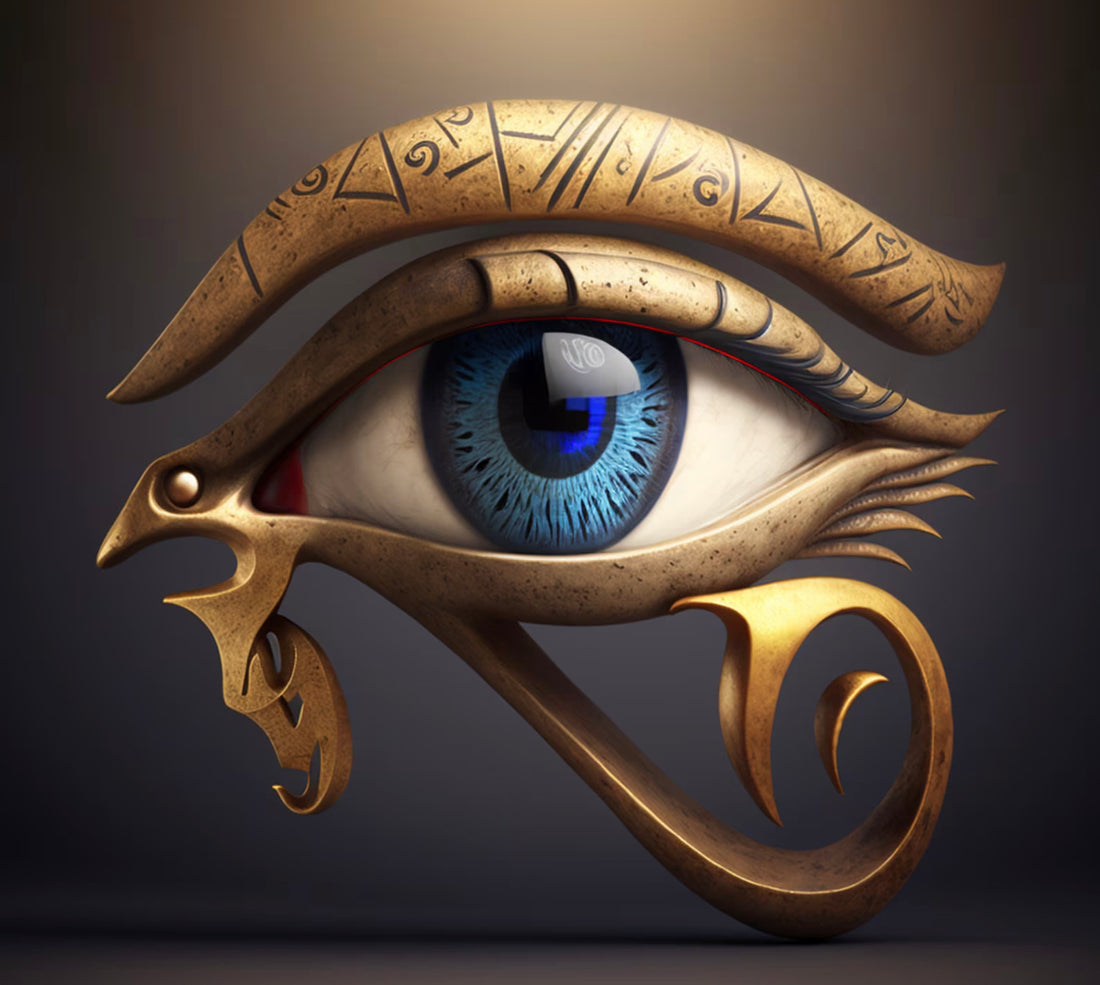 eye of horus mens ring jewelry egyptian spiritual