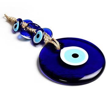 turkish blue evil eye protection glossy-too