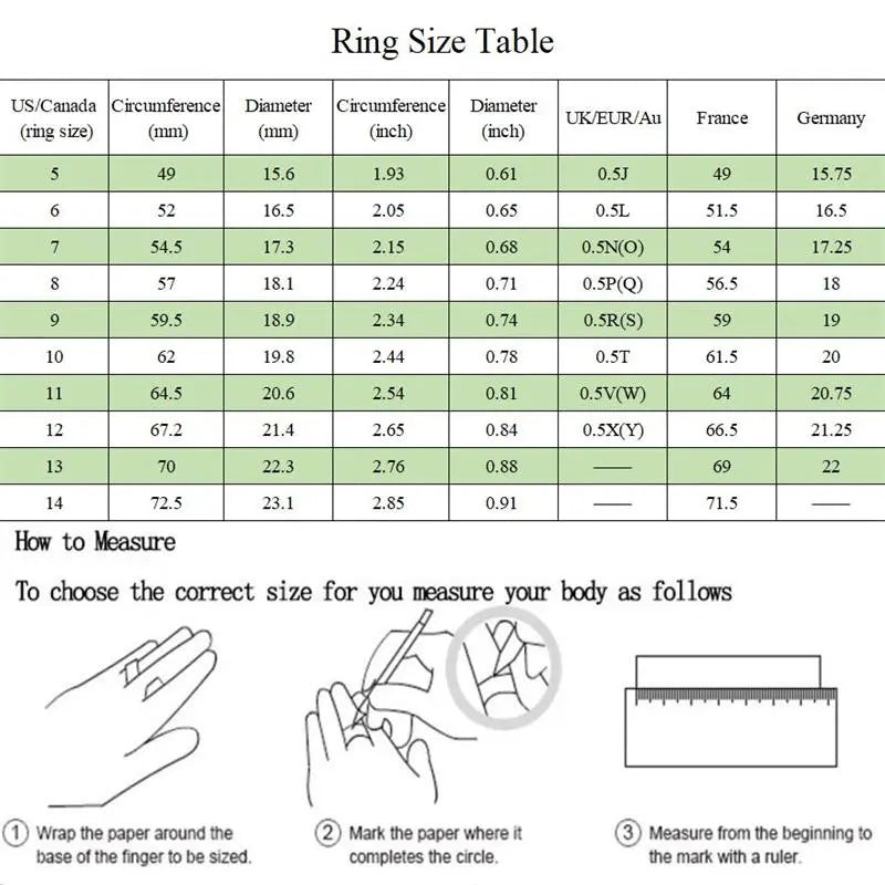 Ankh - Key Of Life Ring - Symbolic representation of Egyptian heritage in a ring.size chart