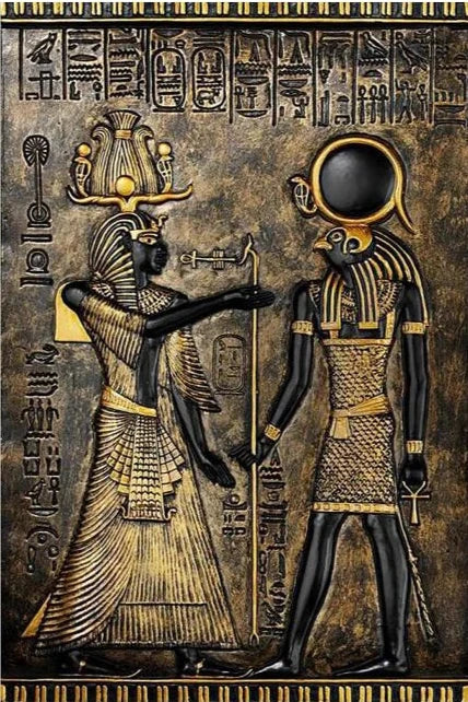 Egyptian Isis Anubis Art Print