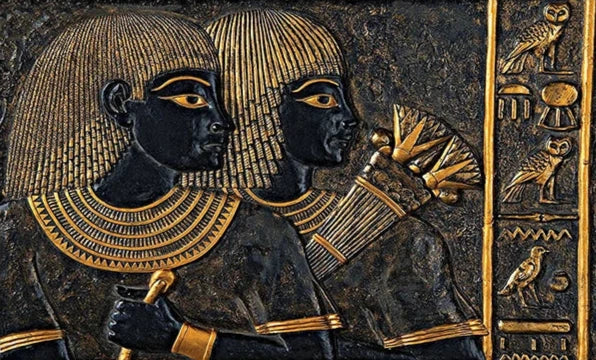 Egyptian Twins Art Print