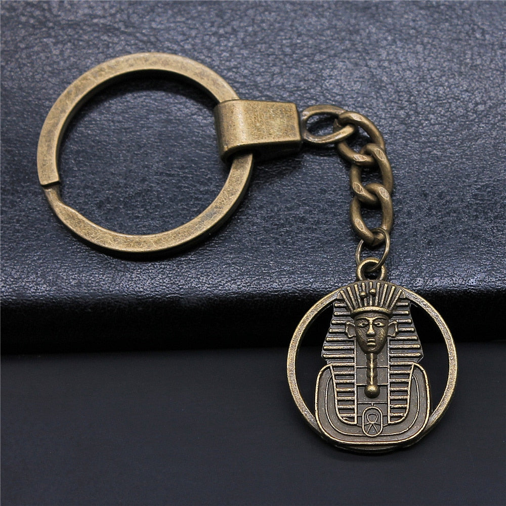 Vintage Egyptian Charm Keychains Glossy-Too