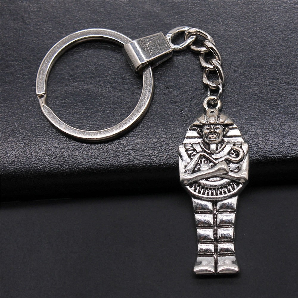 Vintage Egyptian Charm Keychains Glossy-Too