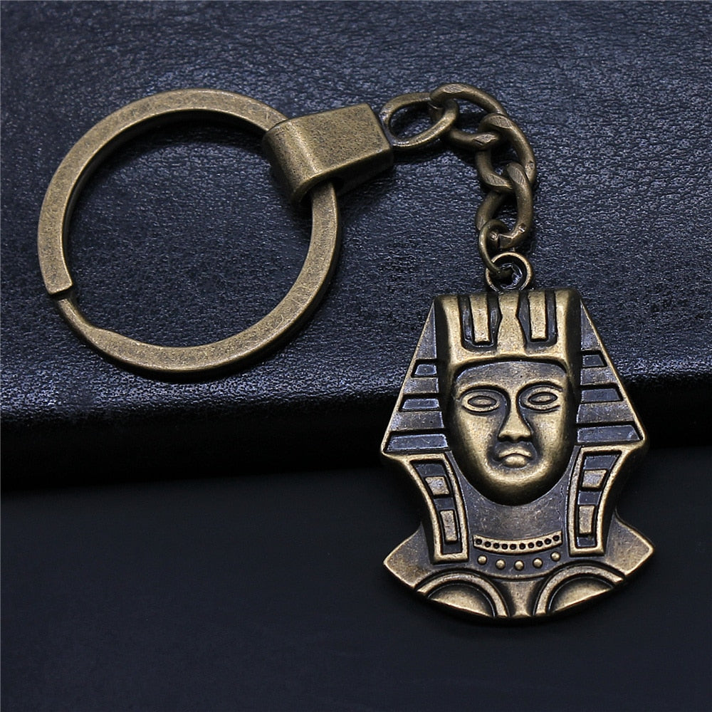 Vintage Egyptian Charm Keychains Glossy-Too