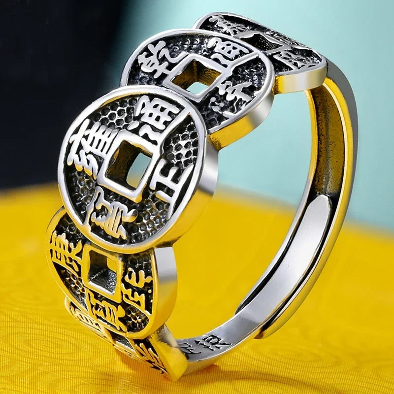 Lucky Wufu Coin Ring