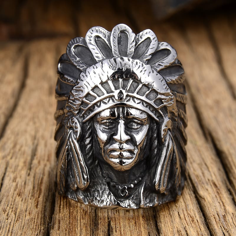 Men's Titanium Chief Manitou Ring