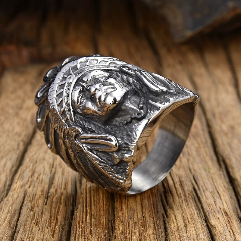 Men's Titanium Chief Manitou Ring