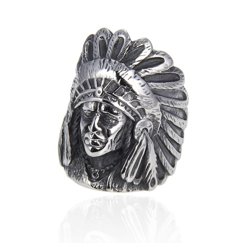 Men's Titanium Chief Manitou Ring