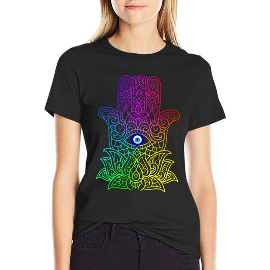 Women's Hand Of Hamsa Fatima T-Shirt