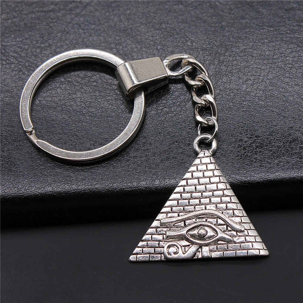 Vintage Egyptian Charm Keychains - Ancient symbolic elegance in vintage keychains.