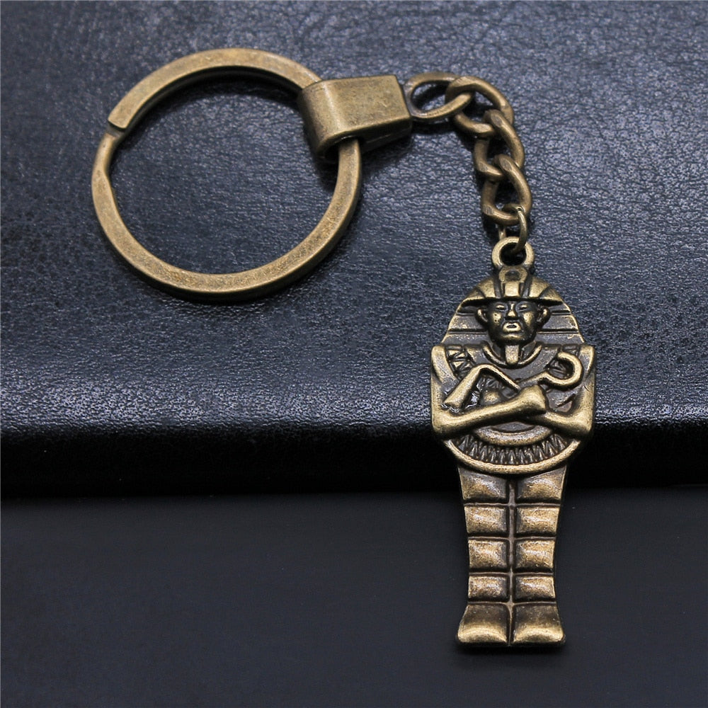 Vintage Egyptian Charm Keychains Glossy-Too