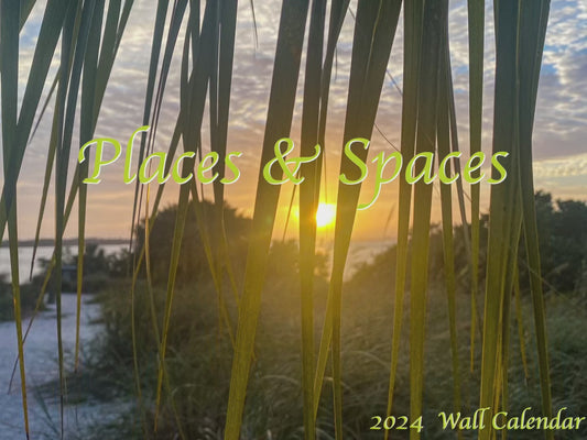 2024 Spaces & Places Wall Calendar glister images glossy-too