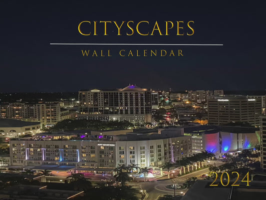 2024 Cityscapes Wall Calendar - Urban Photography Collectionglister images glossy-too