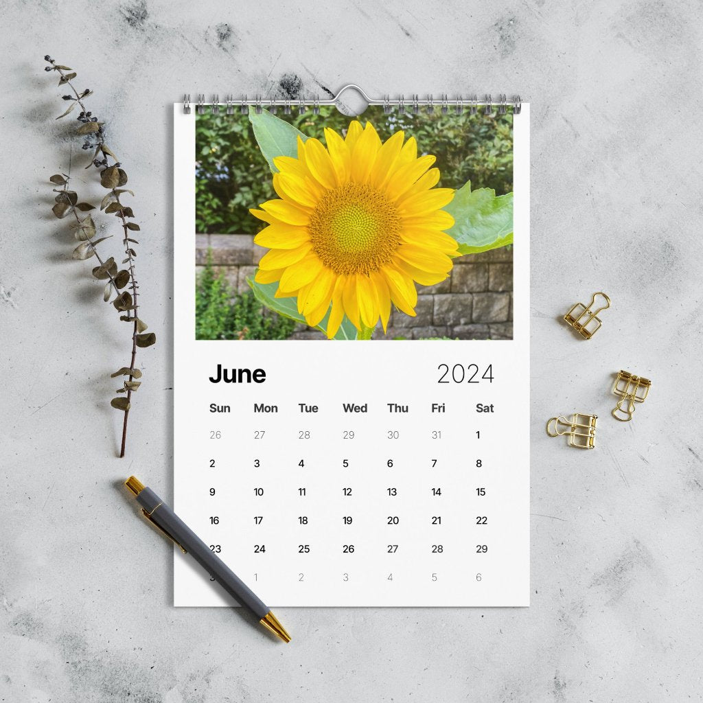 2024 Flora Wall Calendar glister images glossy-too024 Flora Wall Calendar - Botanical Photography Collection