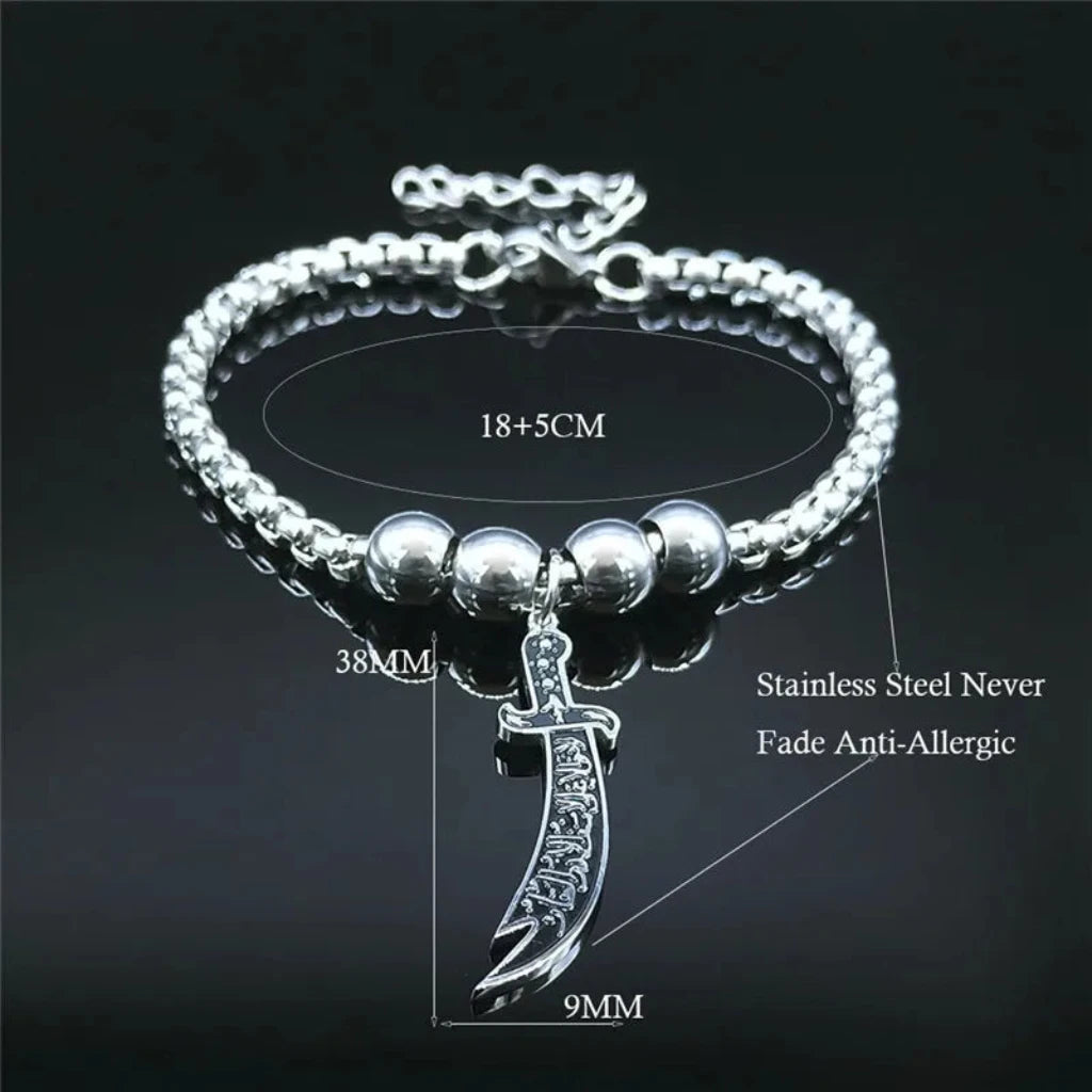 islamic zulfiqar sword bracelet