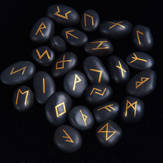 Amulet Rain Stone Runes Glossy-Too