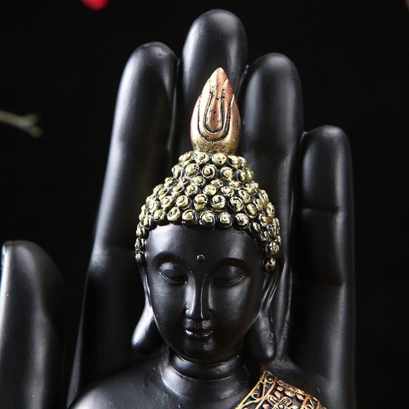 Handmade Thai Buddha Statue of Protection Glossy-Too