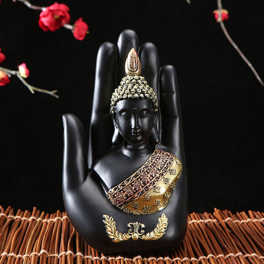 Handmade Thai Buddha Statue of Protection Glossy-Too