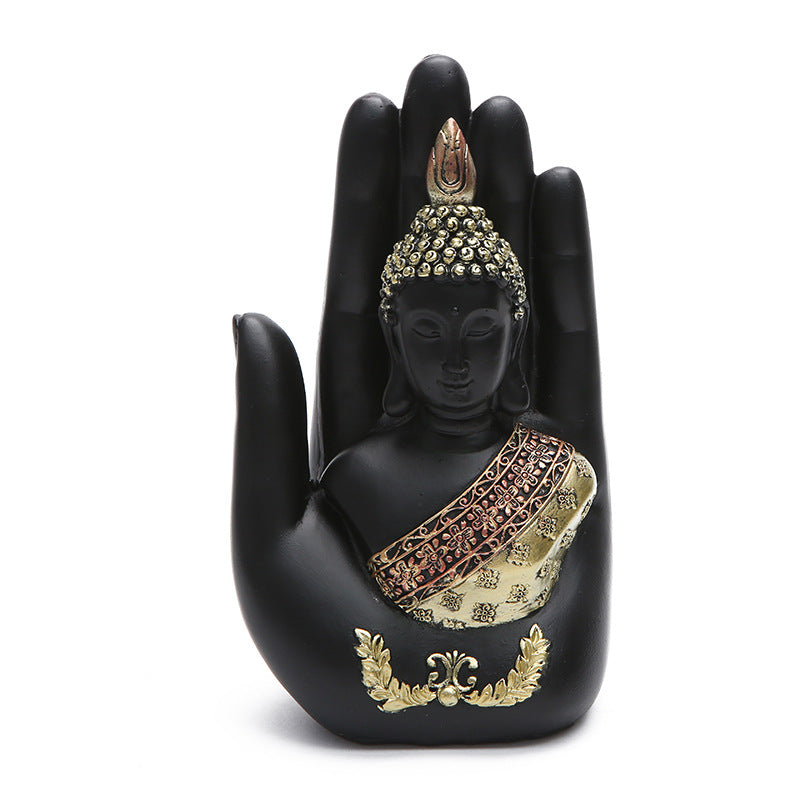 Handmade Thai Buddha Statue of Protection Glossy-Too