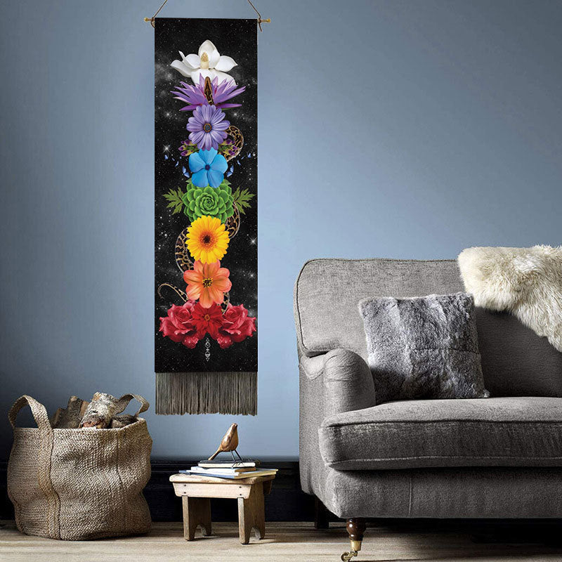 floral wall hanging. decor