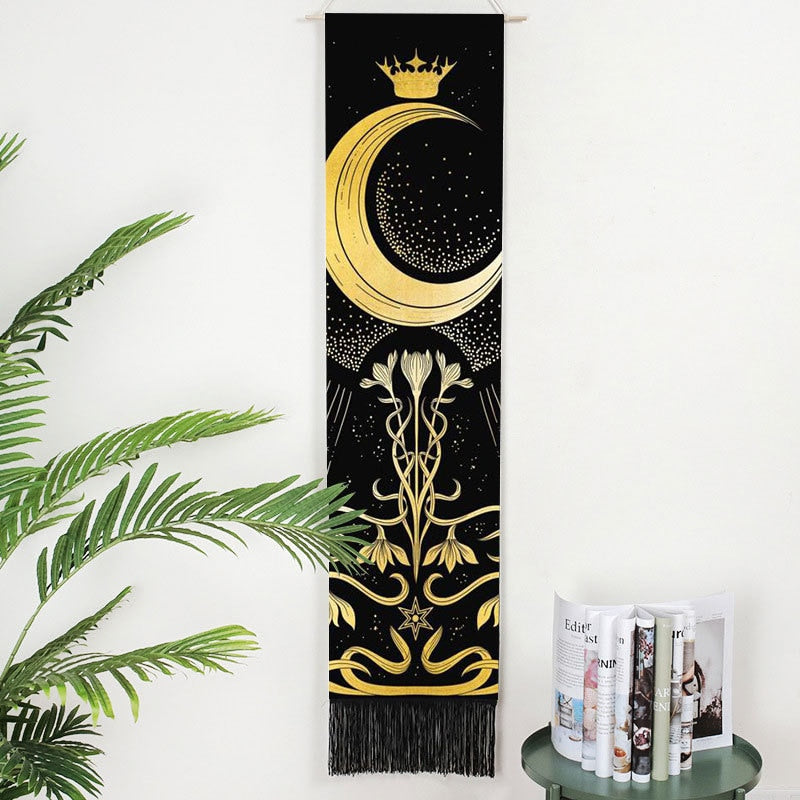 moon wall hanging decor tapestry