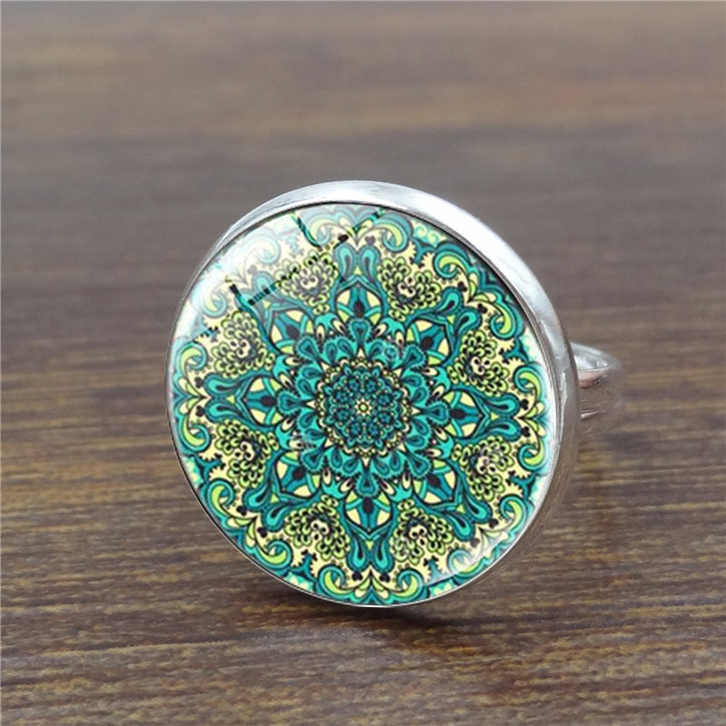 Women's Chakra Mandala Ring