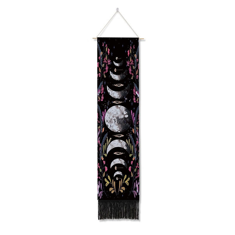 moon phases wall hanging decor tapestry