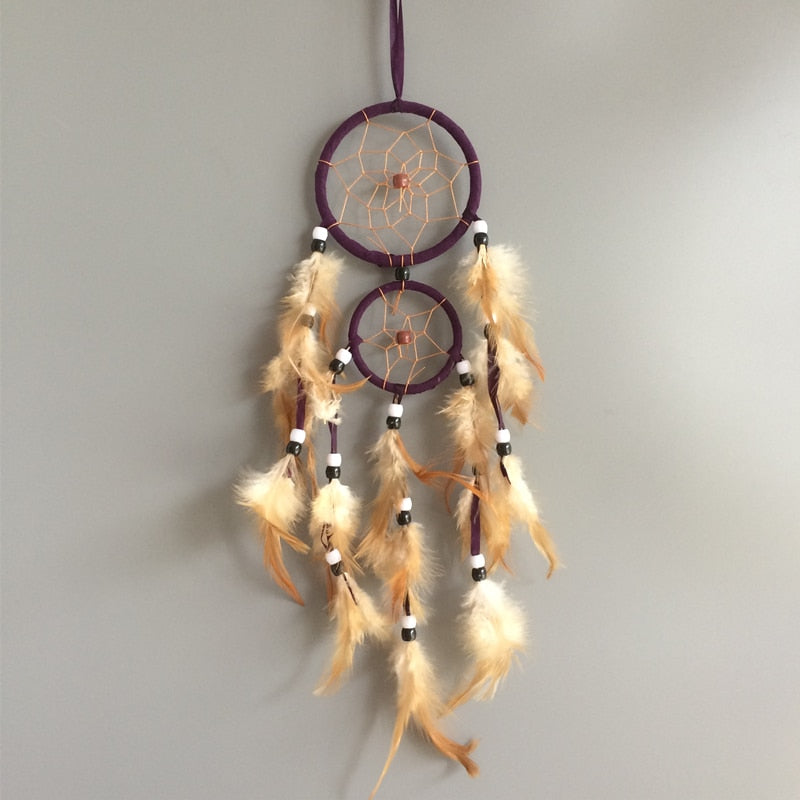 Native American Two-Circle Dream Catcher Glossy-Too