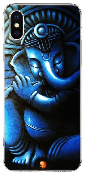Blue Ganesha Hindu God spiritual iphone case