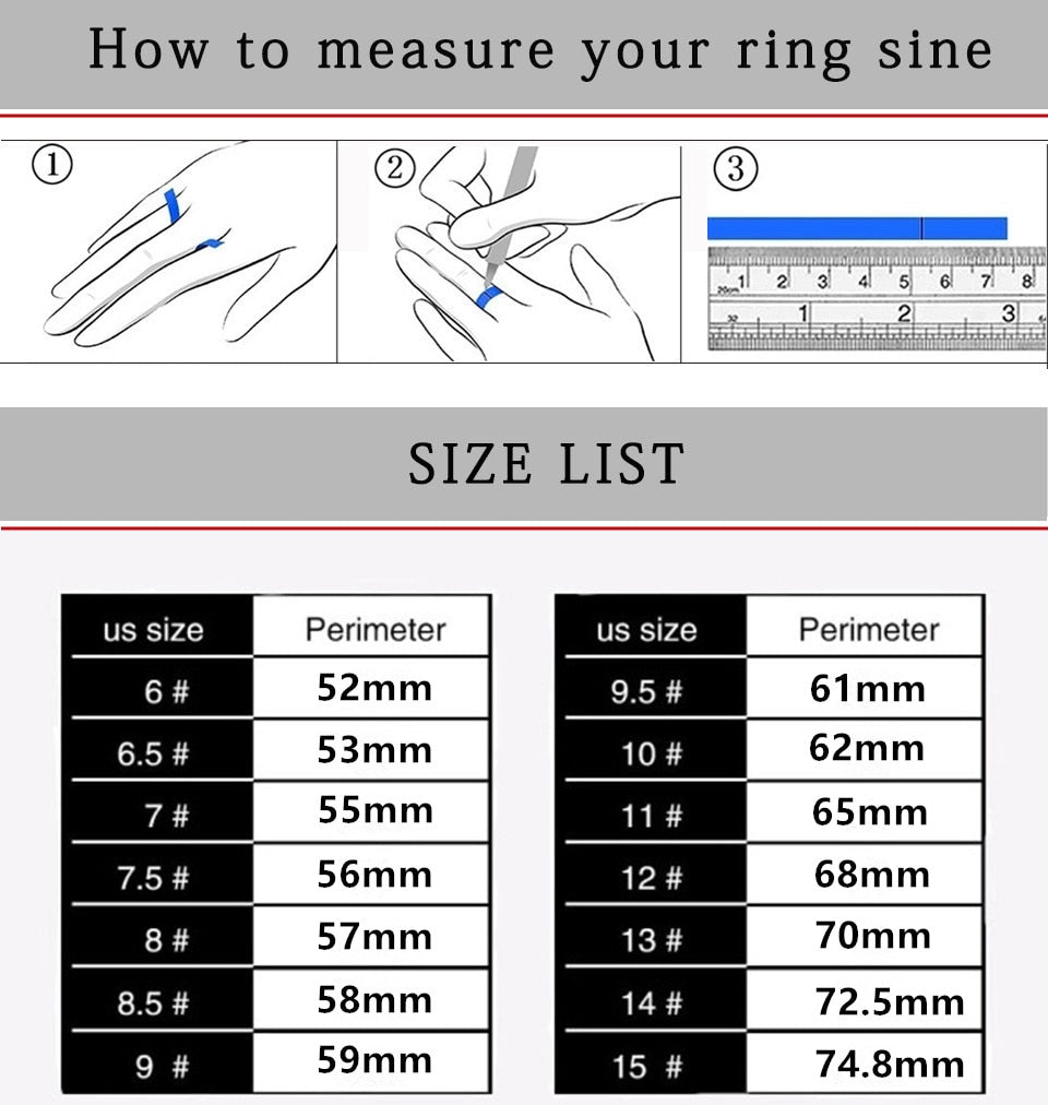  Native American Chief Ring size chart