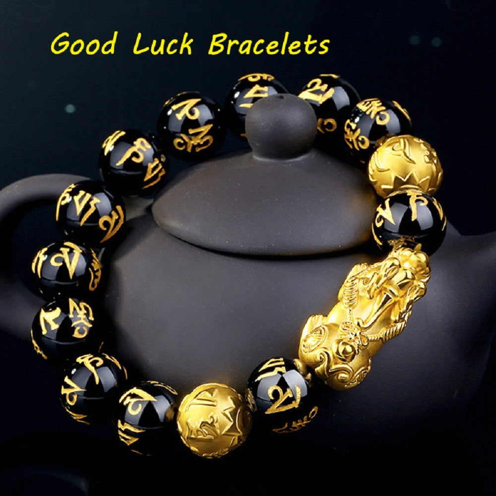 Cleansed Aura Good Luck Beaded Bracelet Glossy-Too