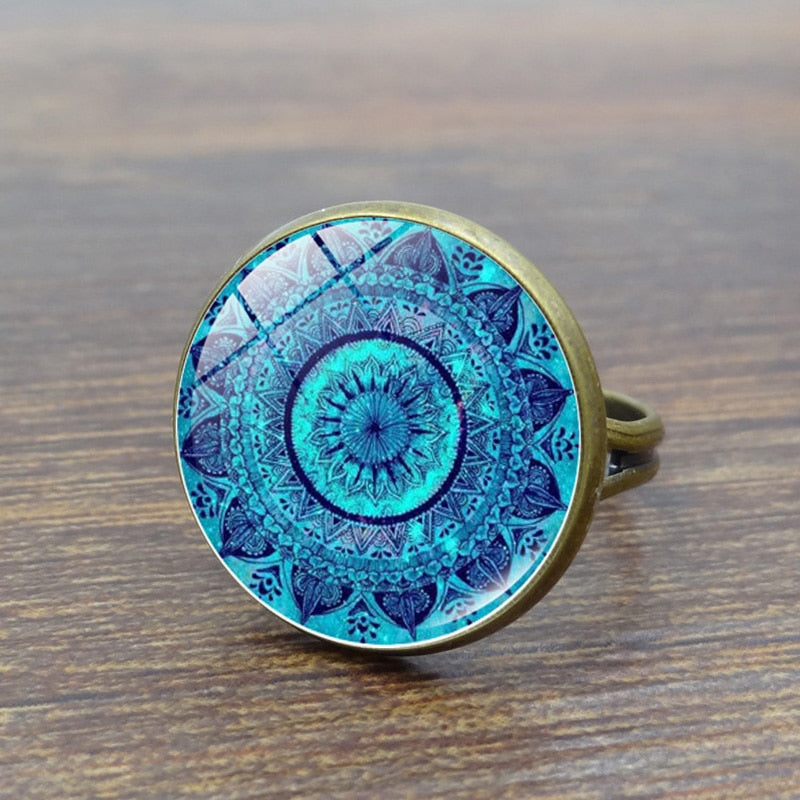 Women's Chakra Mandala Ring