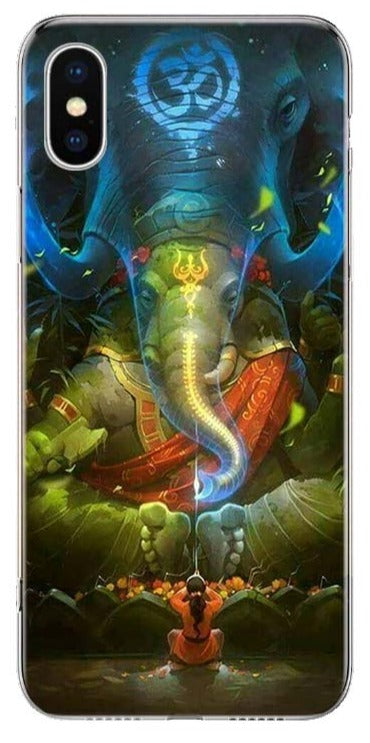 Metaphysical spiritual ganesha hindu go iphone case