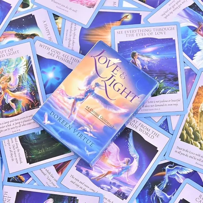 Love & Light Oracle Card Deck - Divine Guidance and Spiritual Blessings