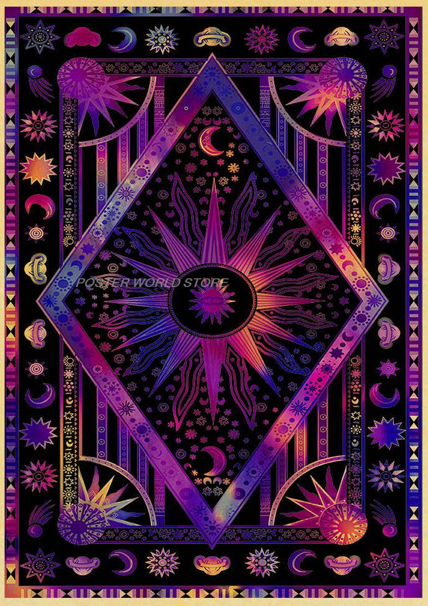 metaphysical Bohemian Wall Hanging tapestry