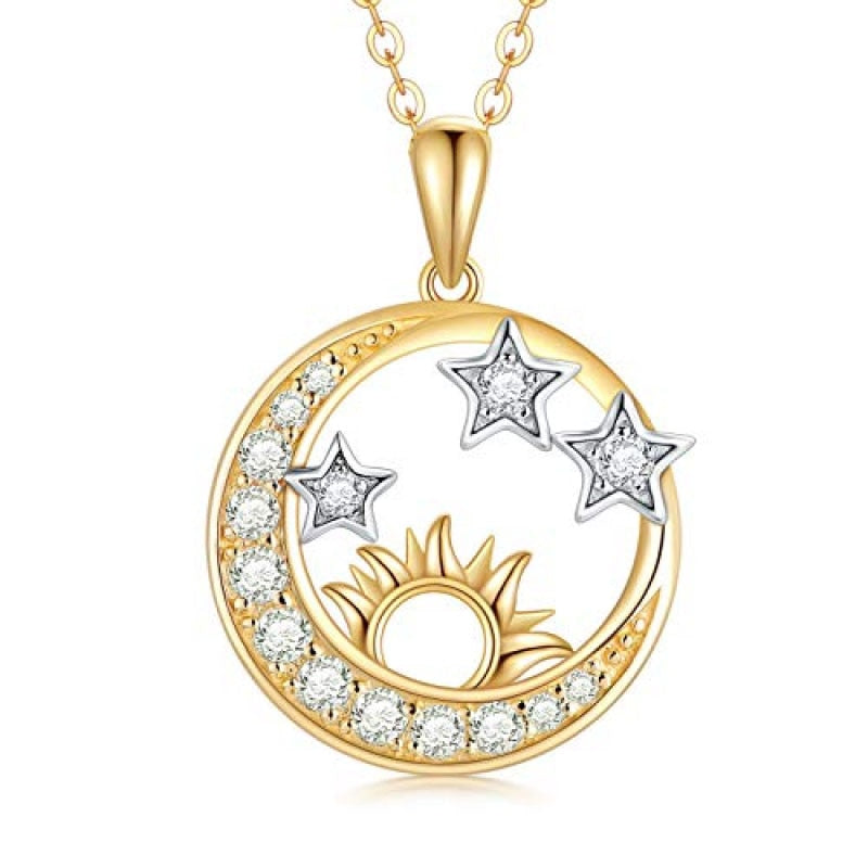 Crystal Celestial Necklace  Glossy-Too