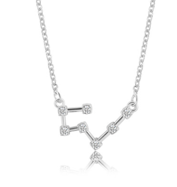 Constellation Necklace zodiac Glossy-Too