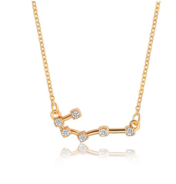 Constellation Necklace zodiac Glossy-Too