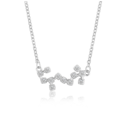 Constellation Necklace zodiac Glossy-Too