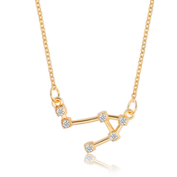 Constellation Necklace zodiac Glossy-Too