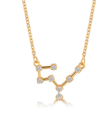 Constellation Necklace zodiac Glossy-Too