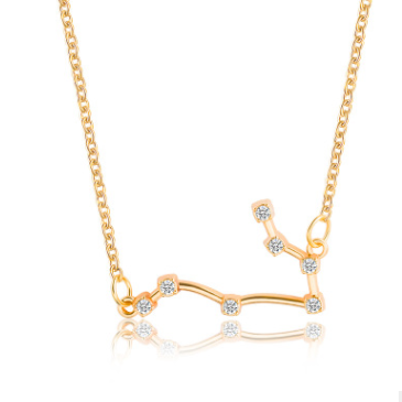 Constellation Necklace zodiac Glossy-Too