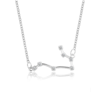 Constellation Necklace zodiac Glossy-Too