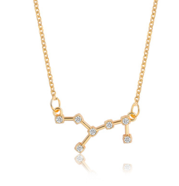 Constellation Necklace zodiac Glossy-Too