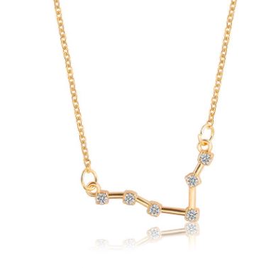 Constellation Necklace zodiac Glossy-Too