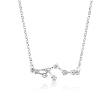 Constellation Necklace zodiac Glossy-Too