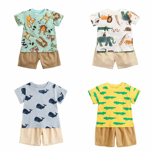 Boys' Short Sets Glossy-Too